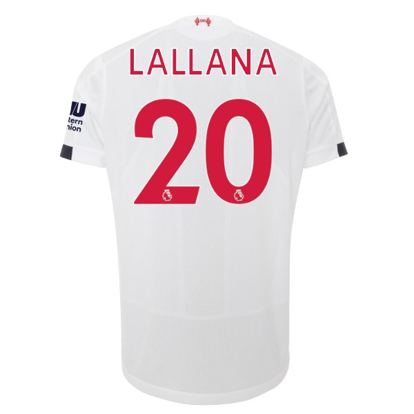 Camiseta Liverpool NO.20 Lallana 2ª Kit 2019 2020 Blanco